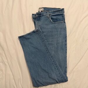 Abercrombie & Fitch Light Blue Straight Jeans